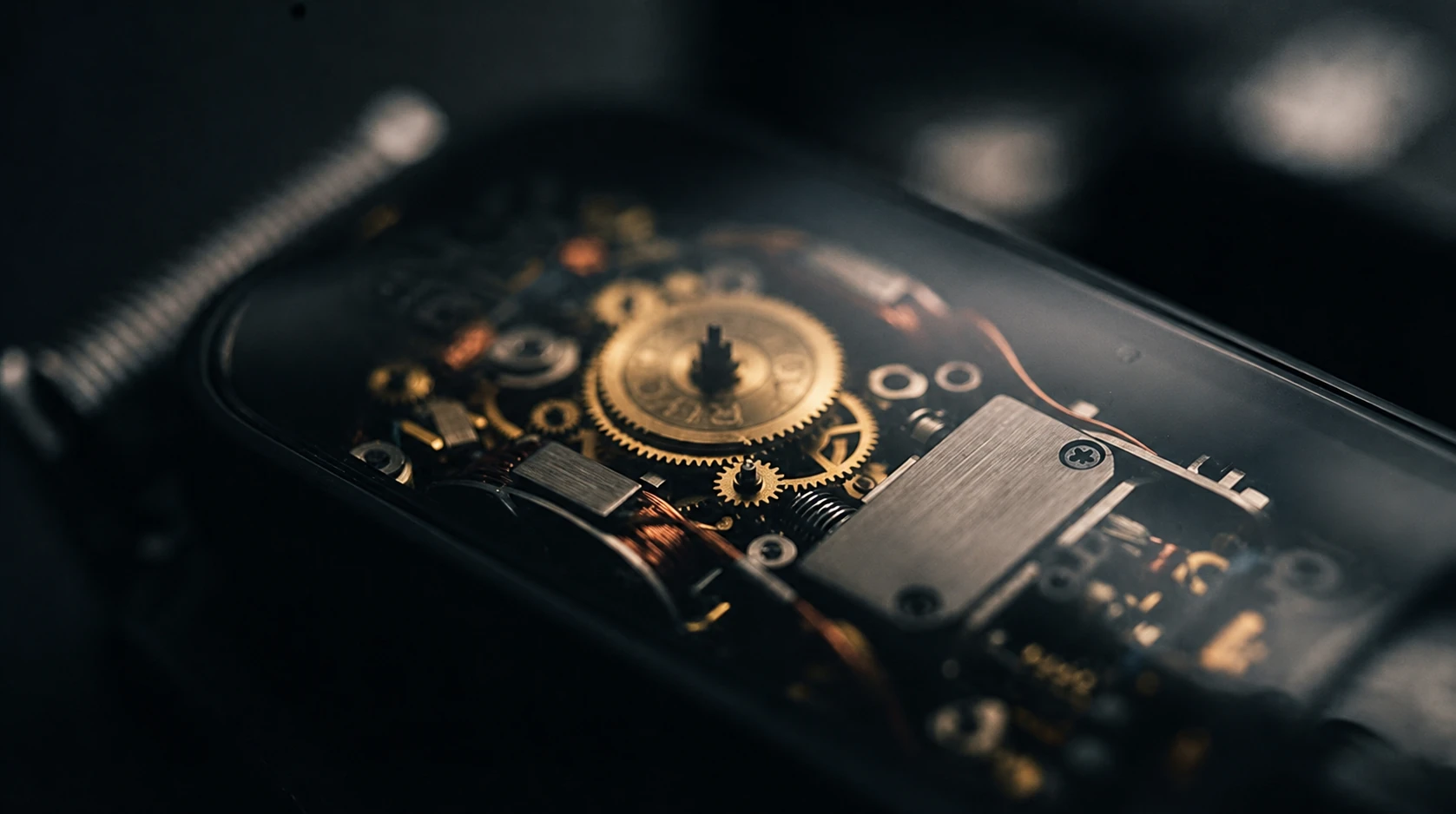 Macro view of RUVO clipper motor components